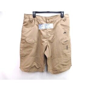 Adidas Y-3 Mens Size XXL Ripstop Cargo Relaxed Fit Shorts Beige 3 Stripe